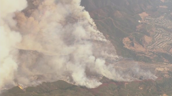 Brush fire breaks out in Trabuco Canyon, evacuation orders issued