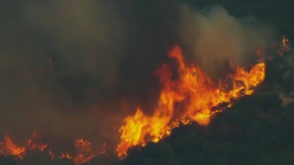 Bridge Fire in San Gabriel Canyon explodes to nearly 48K acres, burning LA, San Bernardino counties