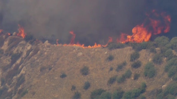 Line Fire in San Bernardino County burns 17,400+ acres; evacuation orders issued