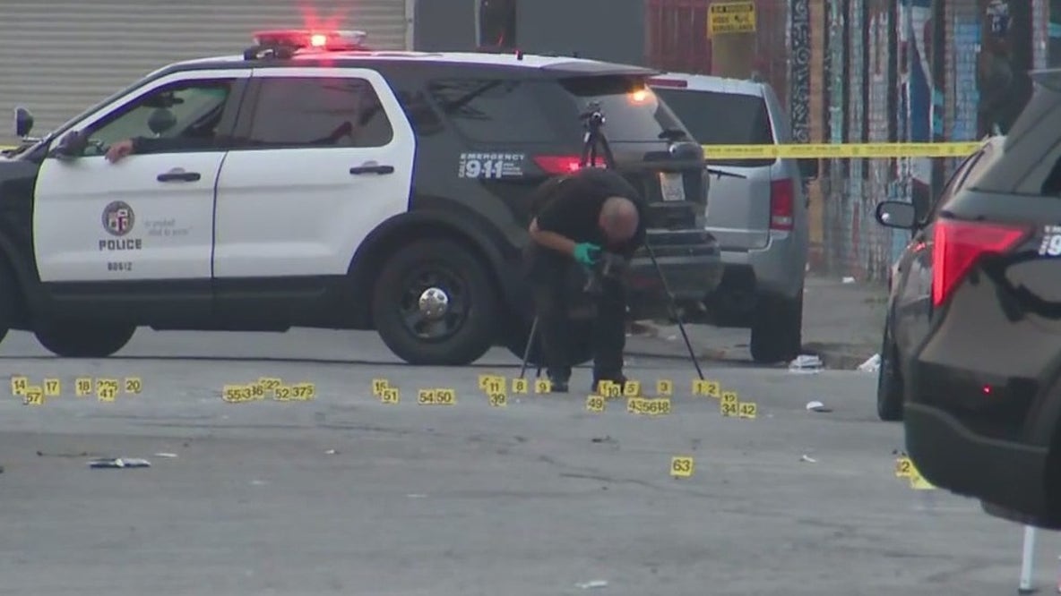 Gunfire erupts at downtown LA warehouse party, leaving 2 dead and 6 wounded