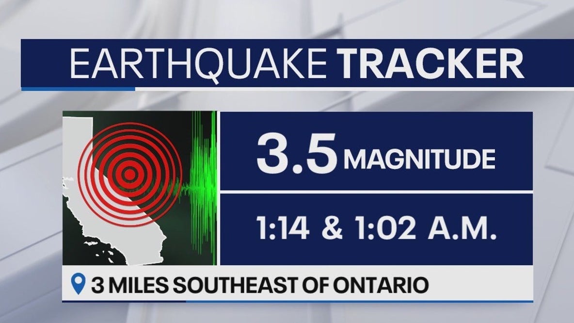 Overnight earthquakes strike San Bernardino County