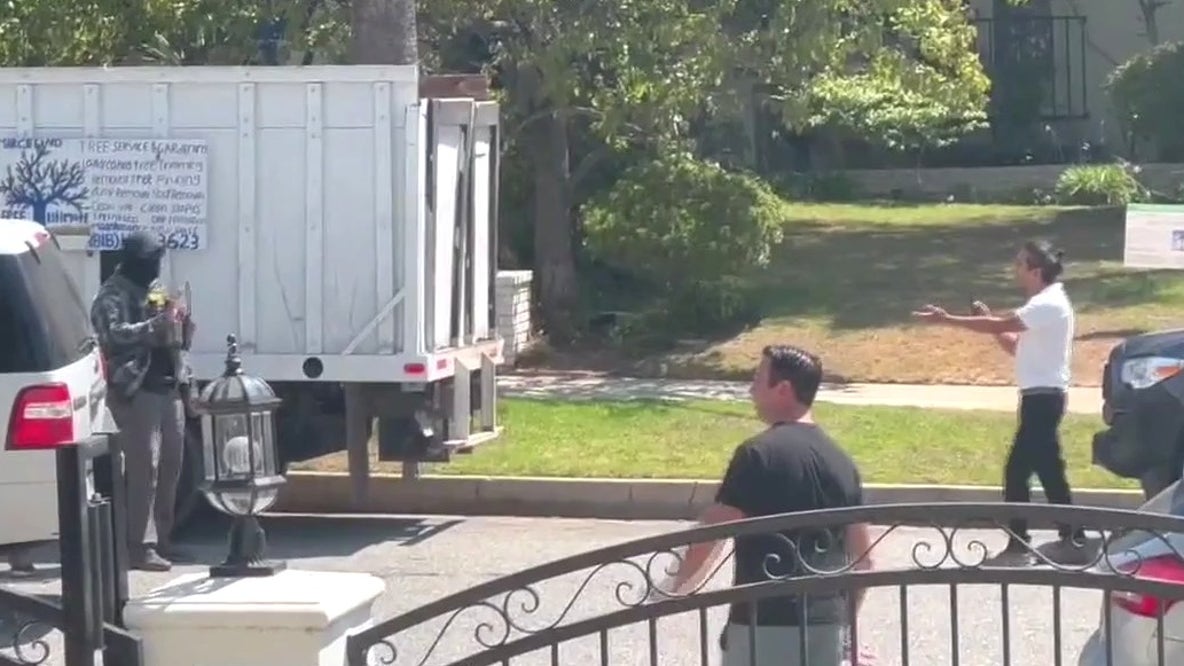 Landscaper allegedly hit with Taser, pepper spray by ICE agents in Beverly Hills arrest