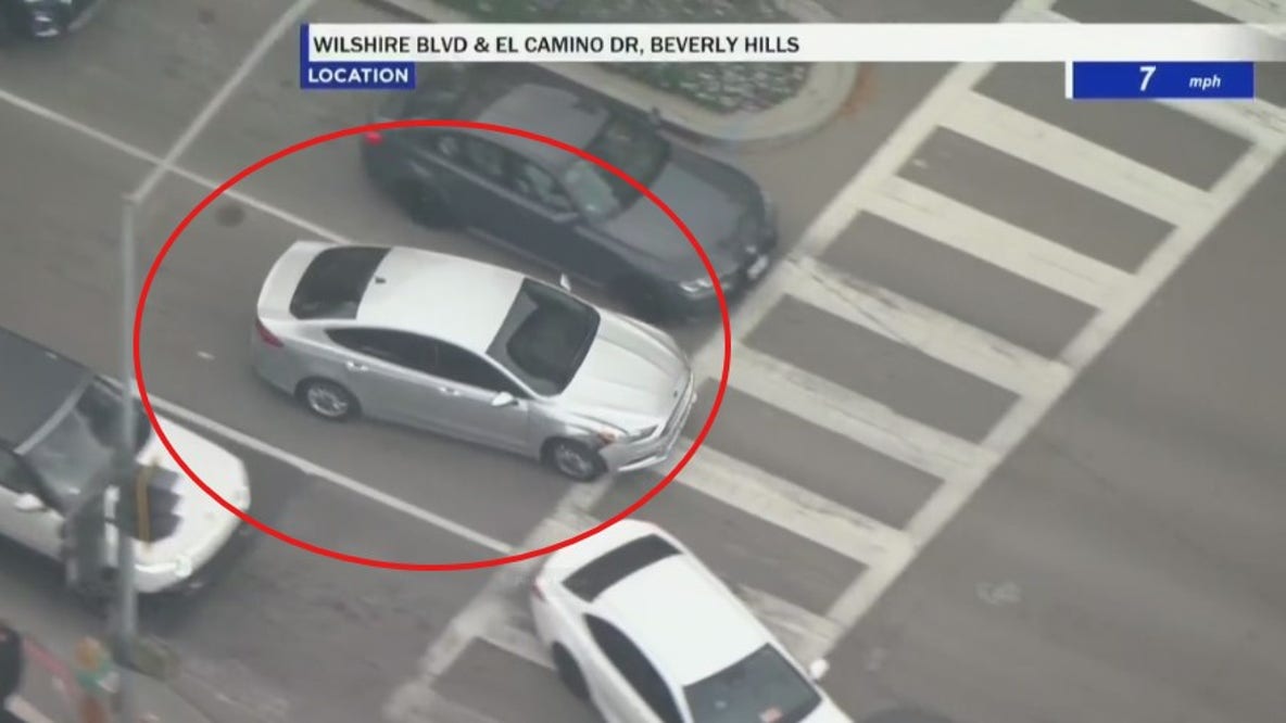 LIVE: Police chase underway in LA