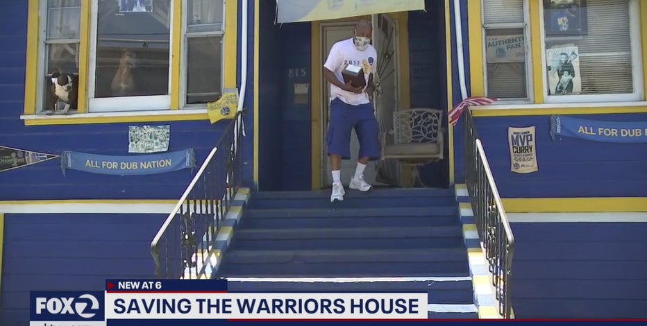 Warriors fan may lose West Oakland home painted in team colors