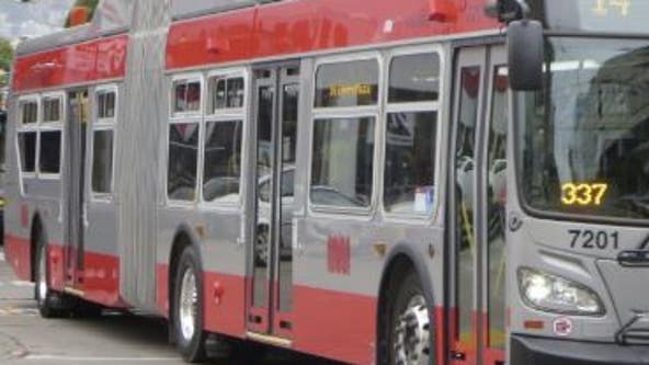 Suspect flees after trying to stab Muni driver