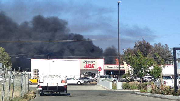 3-alarm commercial fire in Vallejo is now under control