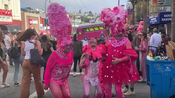 San Francisco kicks off Pride month with flag-raising, Jane Fonda, parade