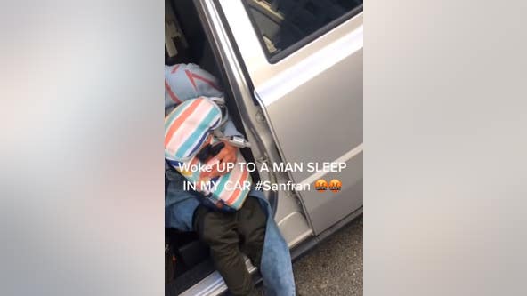 Woman offers some compassion after finding stranger sleeping in her car in San Francisco