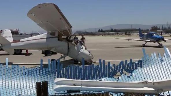 Small plane crashes at San Carlos Airport
