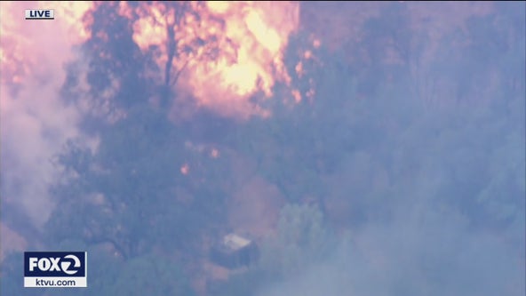 Evacuations ordered for wildfire burning in Nevada County