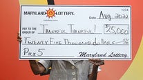 Maryland woman wins $25,000 lottery prize with numbers from sister's dream