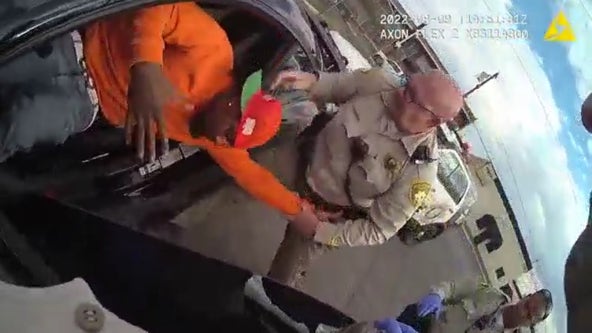 Bodycam video shows officers pulling Marshawn Lynch from car during DUI arrest