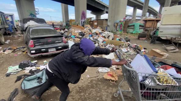 Oakland homeless encampment undergoes another phase of evictions
