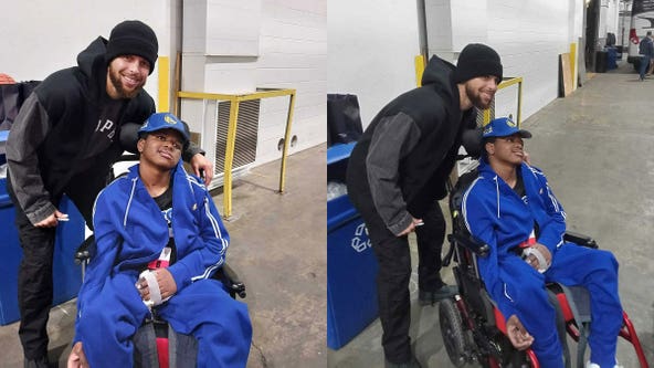 Steph Curry meets with boy seriously hurt in Minneapolis shooting