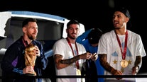 Huge crowds welcome Argentina team after epic World Cup win