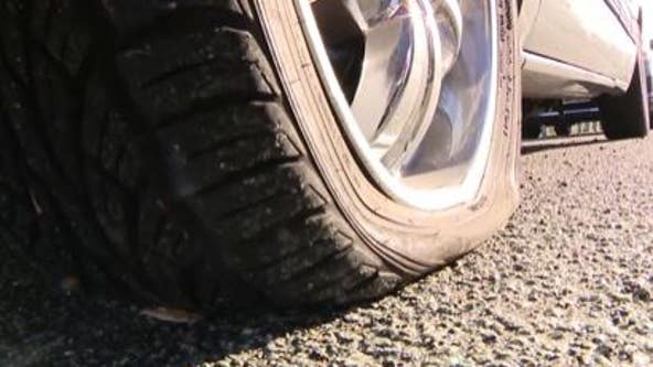 Multiple drivers suffer 'blown-out tires' in Hercules: CHP