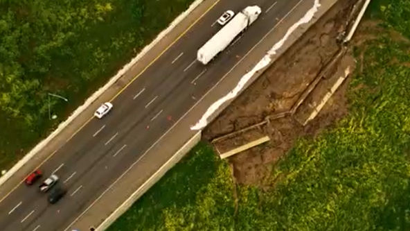 Part of Interstate 580 abruptly closes for emergency road work