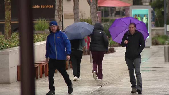 Rain, hail, and thunder hit the Bay Area