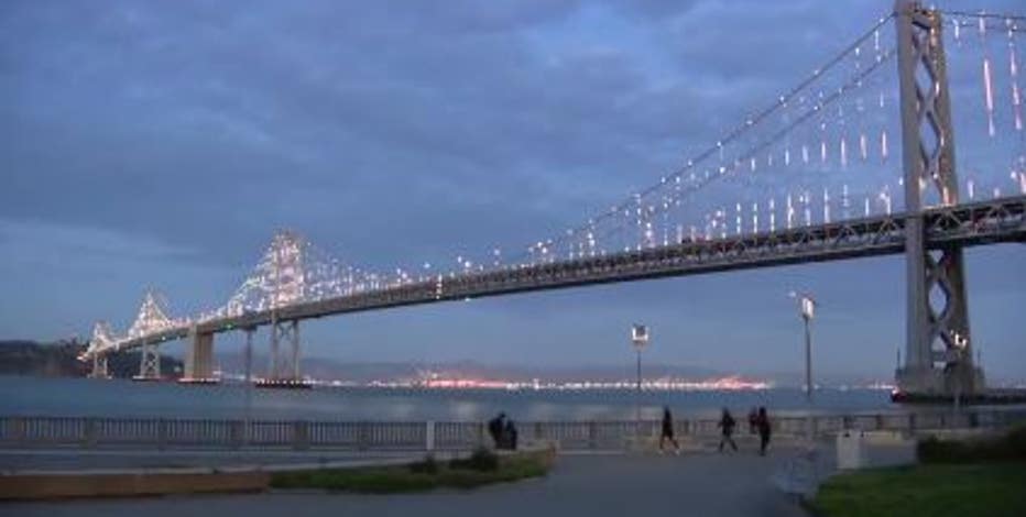 Bay Bridge lights were supposed to go dark, but glitch in the 'off switch' illuminates the span again