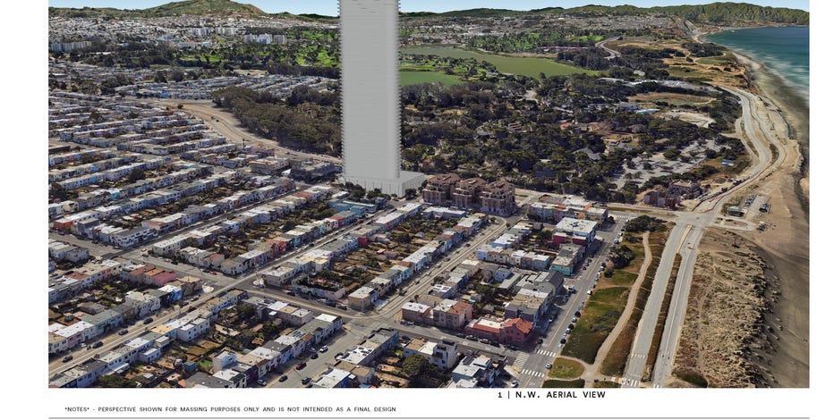 Battle brewing over proposed 50-story high-rise in San Francisco's Outer Sunset