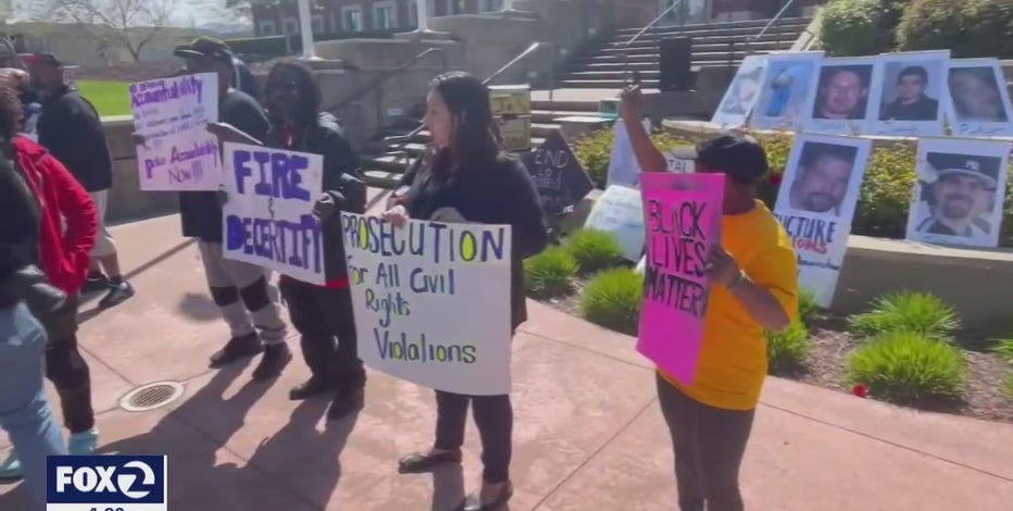 Community rallies to demand accountability in Antioch police racist text scandal