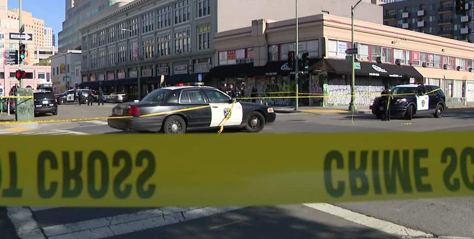 Oakland police swarm downtown following suspicious death