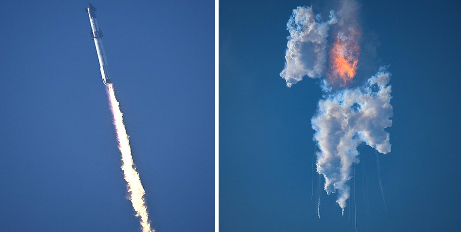 Starship explodes: Giant SpaceX rocket fails minutes after launching from Texas