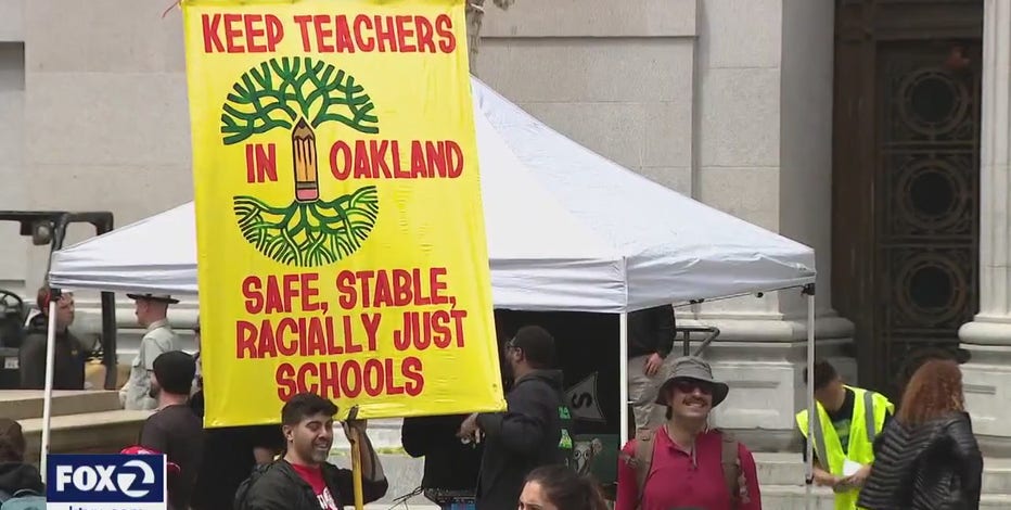 Oakland teachers won't be in classrooms again during 2nd day of strike