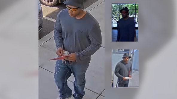 Novato police release image of suspected bank robber in hopes of identifying him