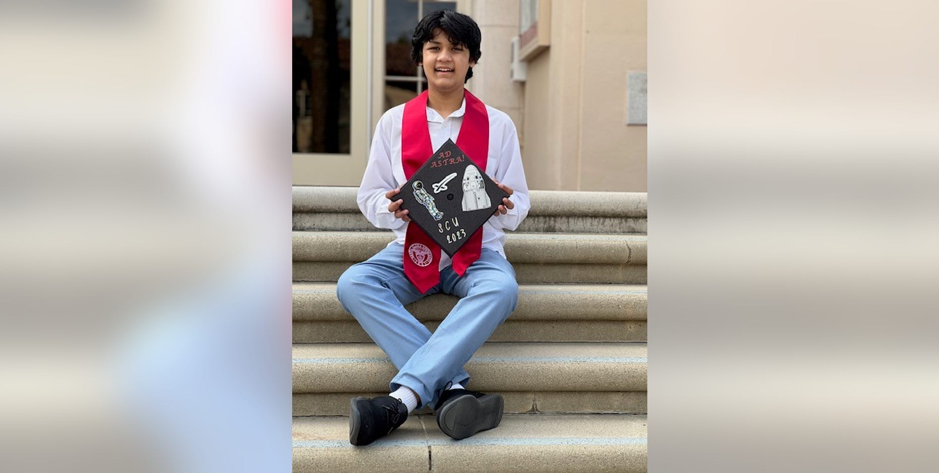 14-year-old becomes youngest graduate of Santa Clara University and snags job with SpaceX