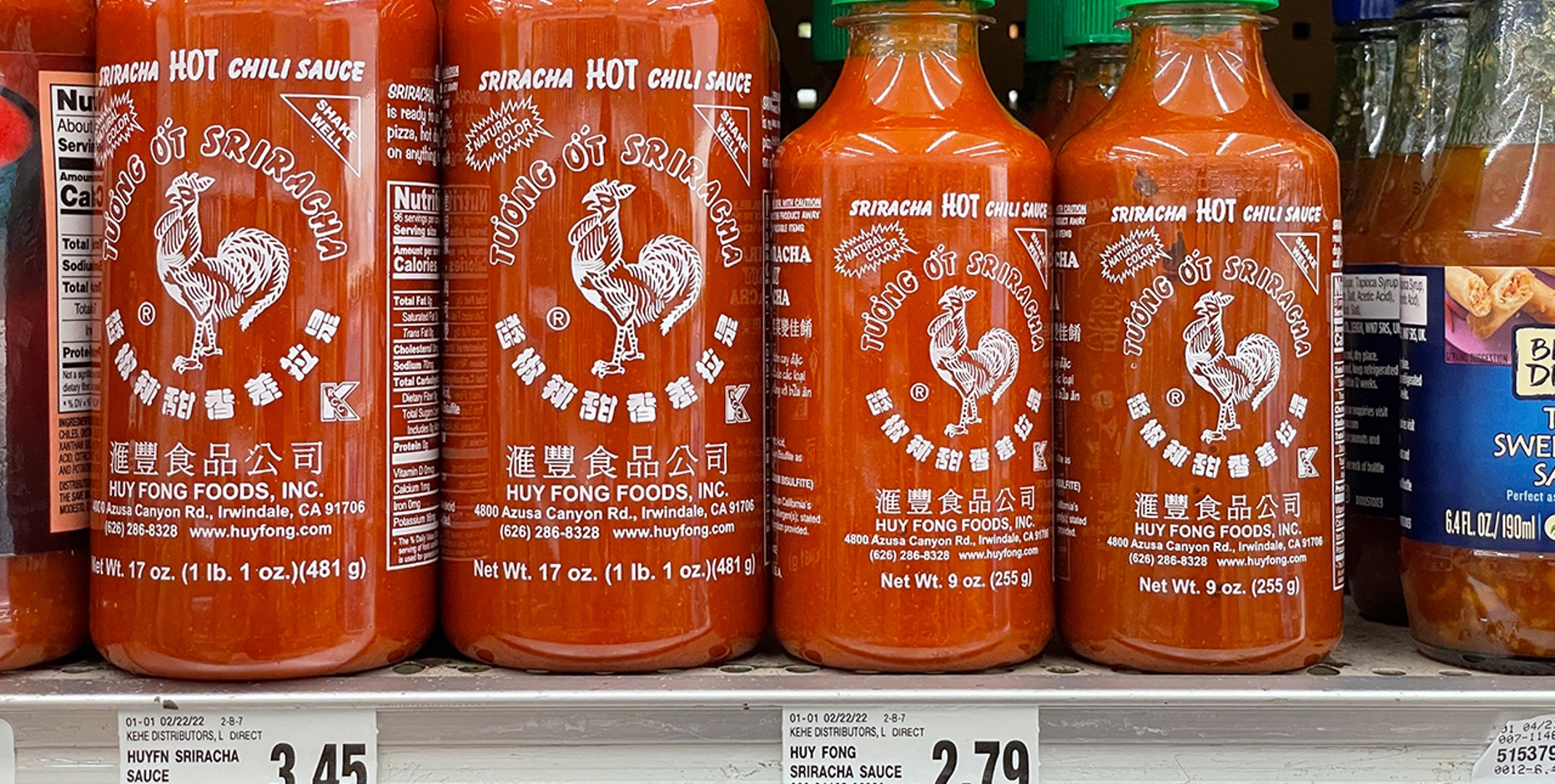 Sriracha sauce shortage causes prices to spike up to $70 a bottle