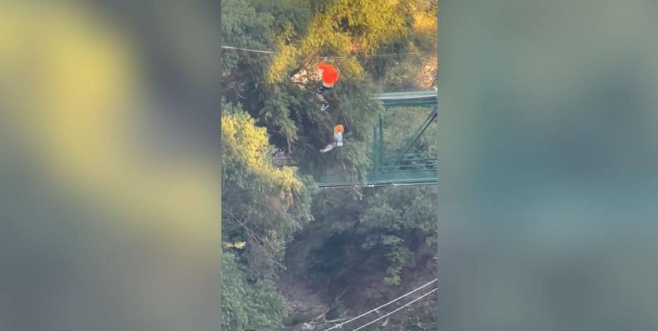 6-year-old boy survives 40-foot fall from zipline after harness snaps