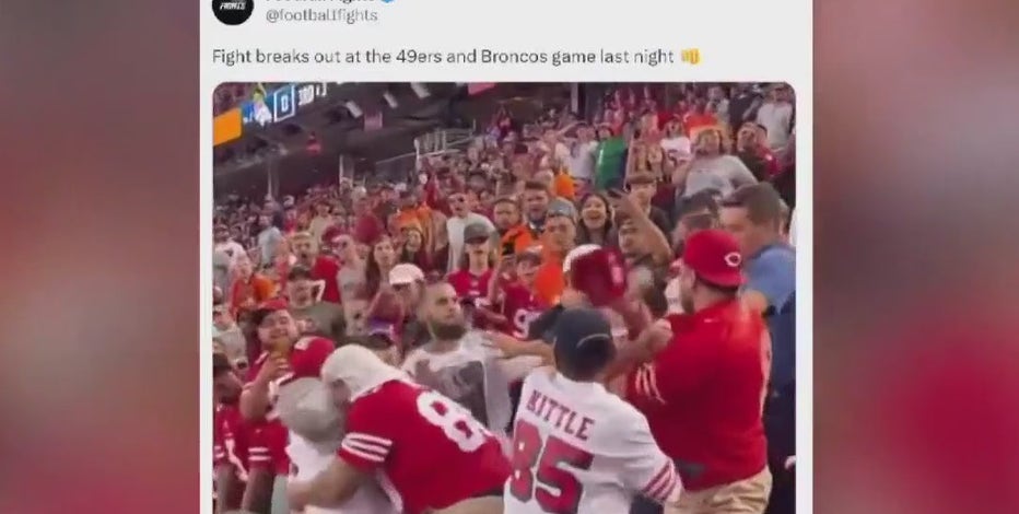 Fan fight breaks out at Levi's Stadium during 49ers' preseason game