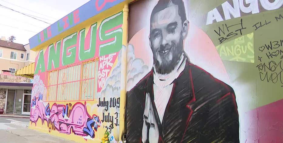 Photos: Oakland mural honors late 'Euphoria' actor Angus Cloud