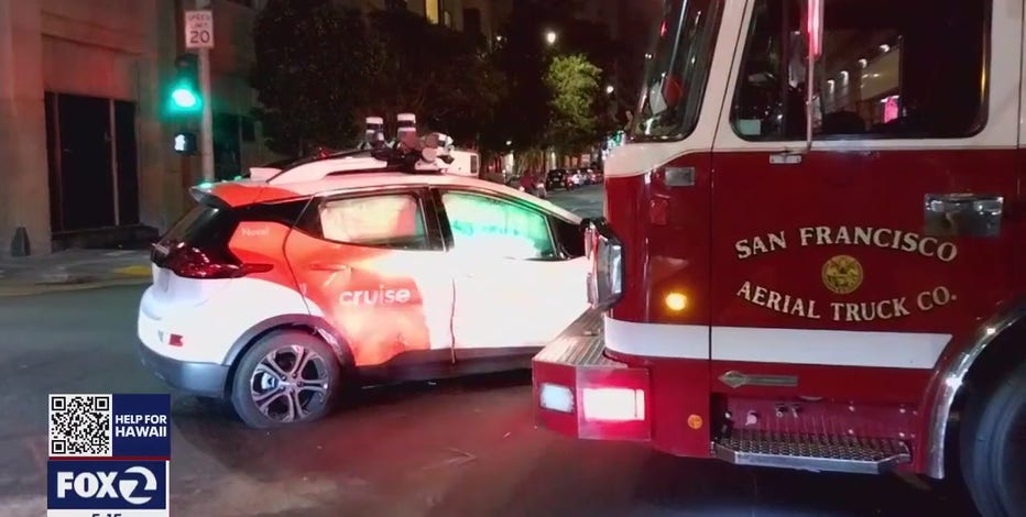 Cruise will comply with DMV request to cut fleet in half following crash with SF fire truck