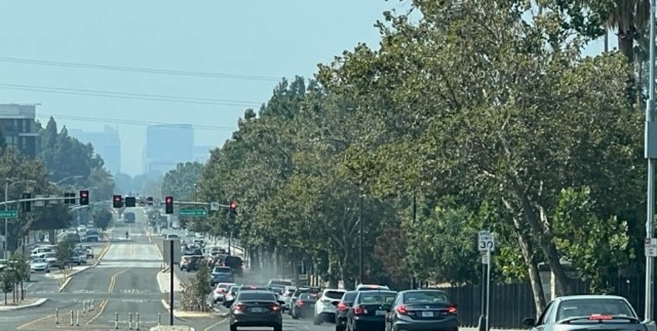 South Bay air quality suffers under smoky haze due to wildfires