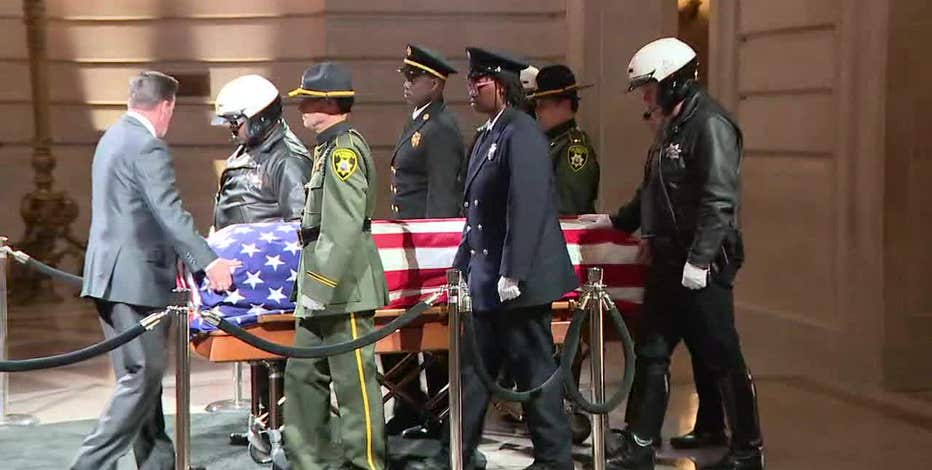 San Francisco says goodbye to Dianne Feinstein as her body lies in state at City Hall