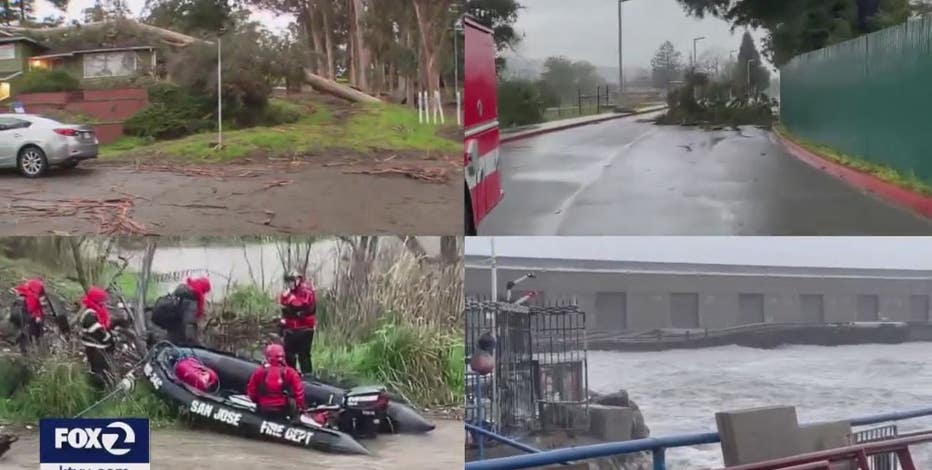 California storm photos show dramatic damage across state