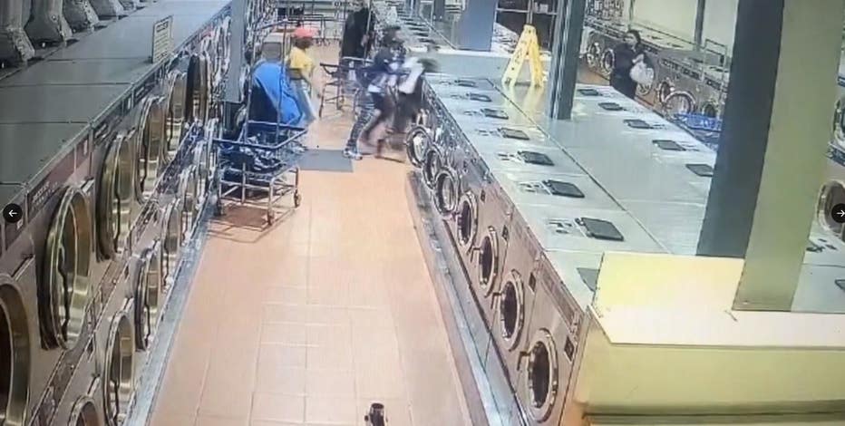 Battery of 65-year-old woman at Oakland laundromat captured on video
