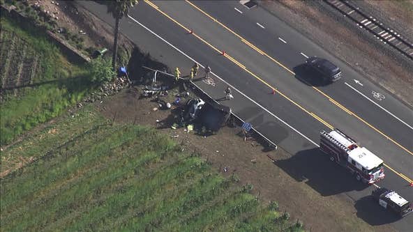 Driver dies after dump truck overturns off Hwy 29 in Rutherford
