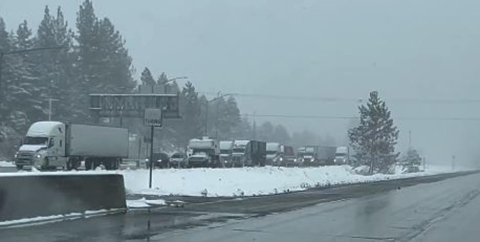 Multiple crashes, spin-outs shutdown Westbound I-80 at Donner Lake Interchange