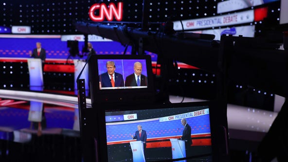 Presidential debate fact check: A look at some of the false claims made by Biden, Trump