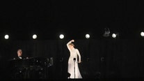 Celine Dion performs at Olympics opening ceremony in Paris