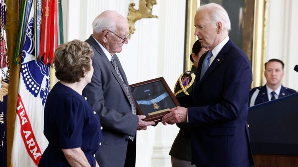 Biden awards Medal of Honor to 2 Civil War heroes who helped hijack a train