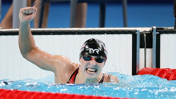 Paris Olympics: Katie Ledecky wins gold during 1,500-meter freestyle event