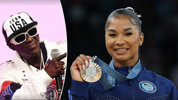 Flavor Flav makes Jordan Chiles bronze clock necklace amid medal drama: 'USA gonna Fight the Powers that be'