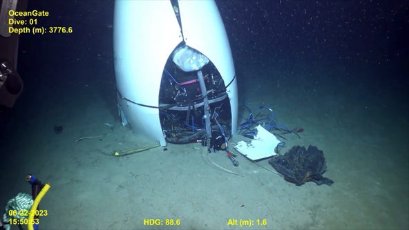 Watch: Titan sub's final moments recreated in investigators' video