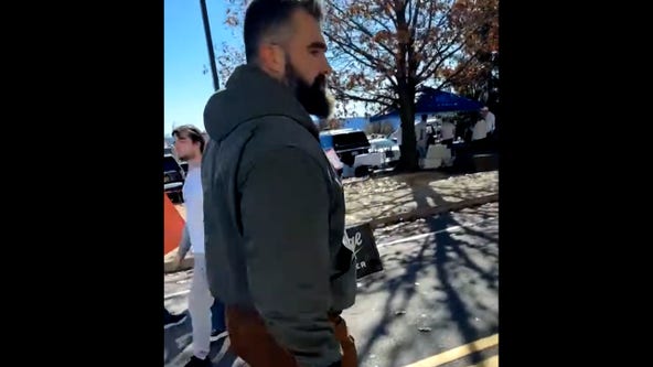 Watch: Jason Kelce smashes Penn State heckler's phone for calling Travis Kelce a homophobic slur