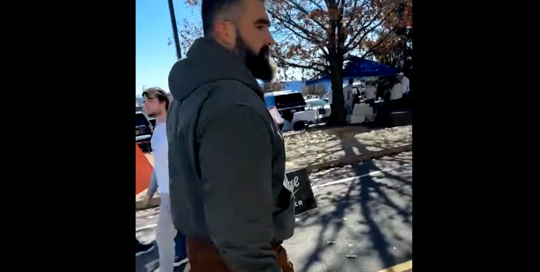 Watch: Jason Kelce smashes Penn State heckler's phone for calling Travis Kelce a homophobic slur