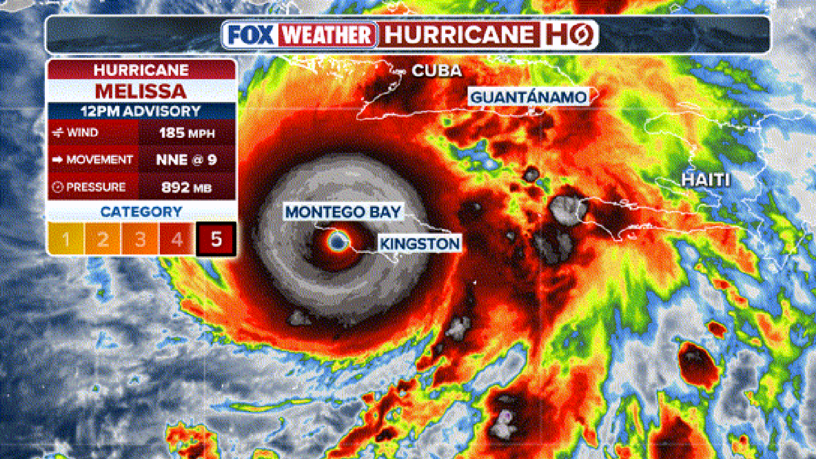 Watch Live: Hurricane Melissa slams into Jamaica with 185-mph winds